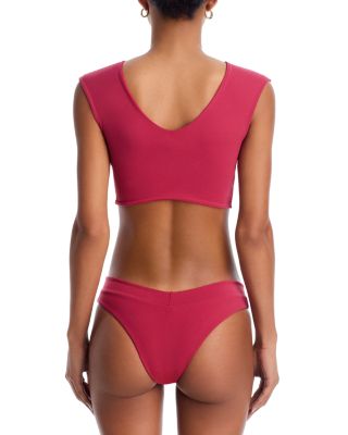 Hattie Reversible Crop Bikini Top