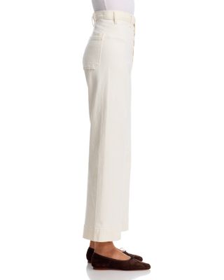 The Seafair High Rise Ankle Flare Jeans in Vintage Stone