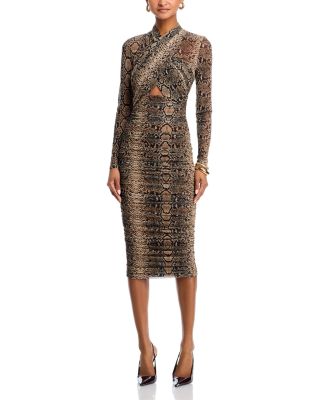 Aliyah Printed Midi Dress
