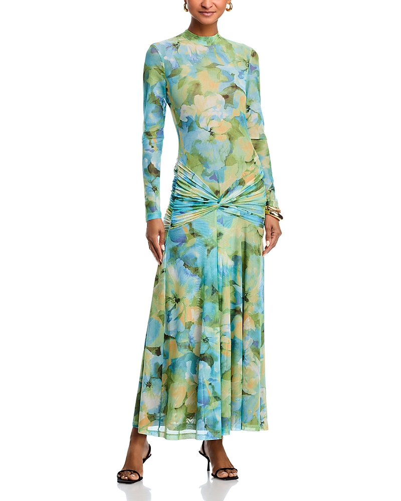 Bardot Lea Floral Mesh Dress