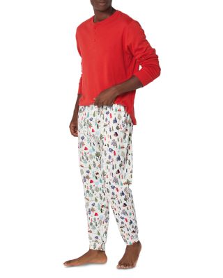Long Sleeve Henley Pajama Set - Exclusive