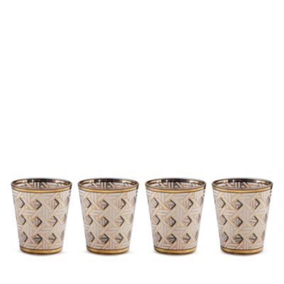 Basketweave Glassware, Set of 4