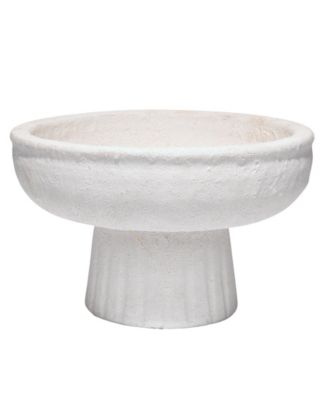 Aegean Ceramic Pedestal Decorative Bowl - Small