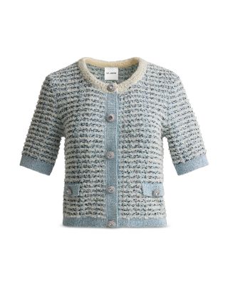 Soft Eyelash Sequin Knit Sweater