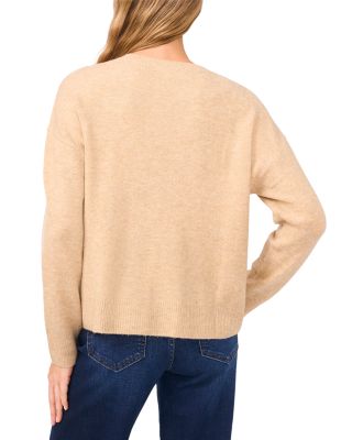 Multicolor Embroidered Flower Sweater