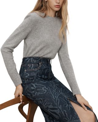 Pippen Brushed Cashmere Long Sleeve Sweater