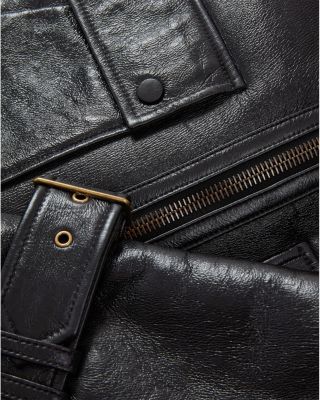 Danika Leather Shearling Jacket