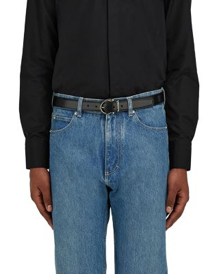 Men's Gancini Buckle Reversible Leather Belt