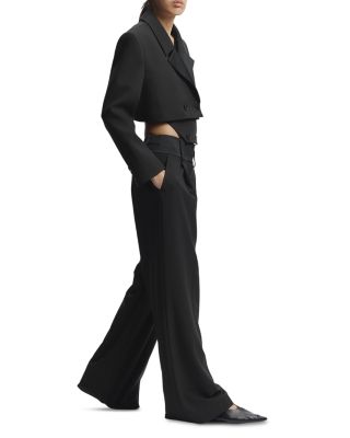Stone Pleated Suiting Pants
