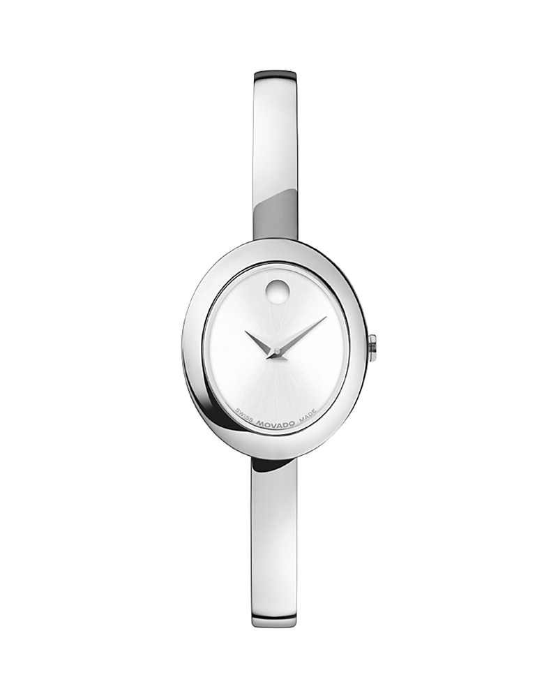Movado Museum Bangle Oval Watch, 22mm x 26mm