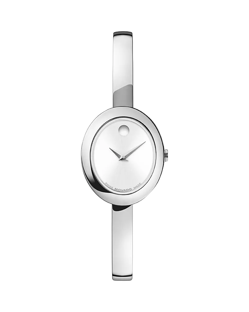 Movado Museum Bangle Oval Watch, 22mm x 26mm