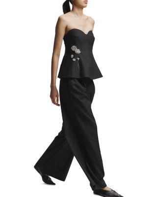 Rosa Embellished Strapless Top