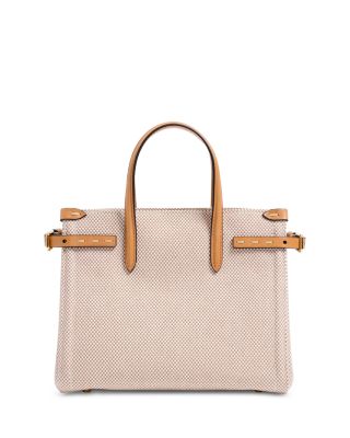 Antibes Small VLogo Canvas Shopping Convertible Tote Bag