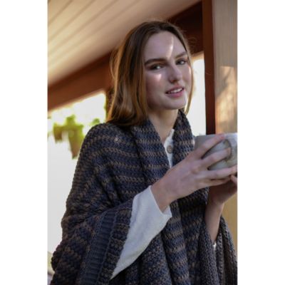 Tara Cotton Knit Throw Blanket