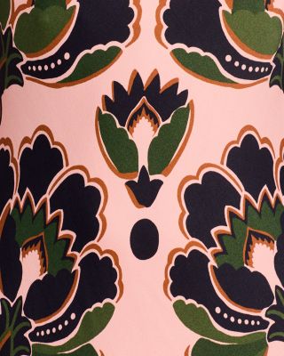 Floral Arabesque Printed Maxi Dress