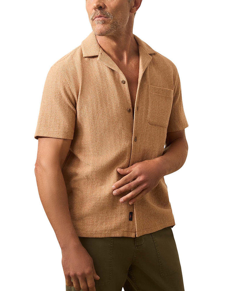 Faherty Oasis Textured Camp Shirt