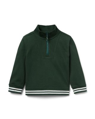  Unisex Pique Half Zip Sweatshirt