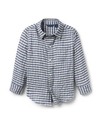 Boys' Striped Seersucker Twill Shirt - Baby, Little Kid, Big Kid