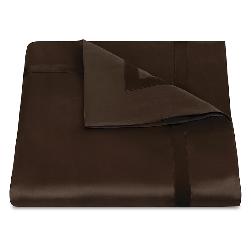 Matouk Nocturne Sateen Duvet Cover, King In Brown