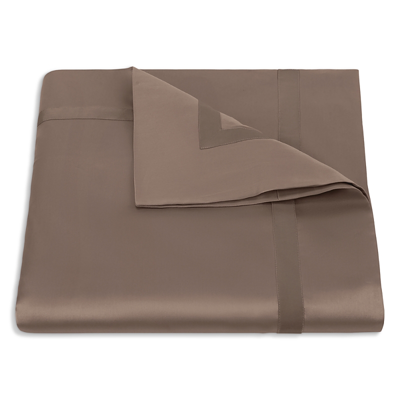 Matouk Nocturne Sateen Duvet Cover, King In Brown