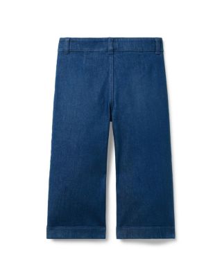 The Patch Pocket Wide Leg Jean In Medium Wash - Baby, Little Kid, Big Kid