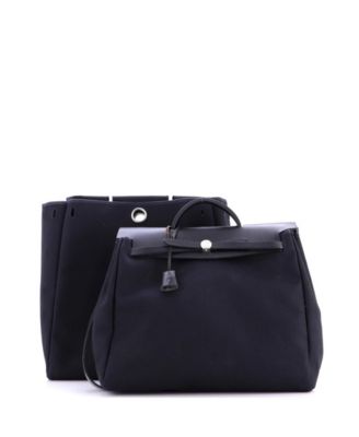  MM Herbag Toile and Leather