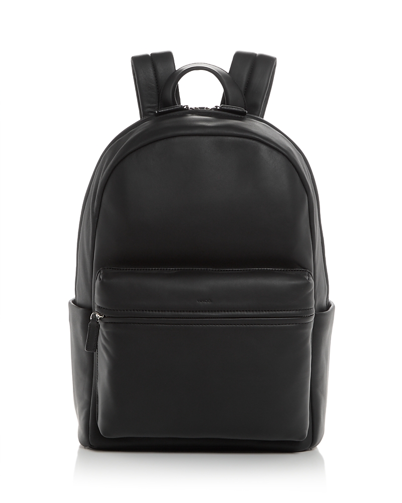 Vince Leather Backpack In Black