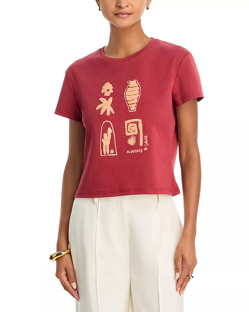Alemais Chenille Fitted Tee