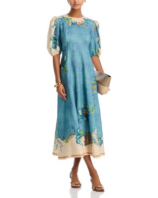 Luda Midi Linen Dress