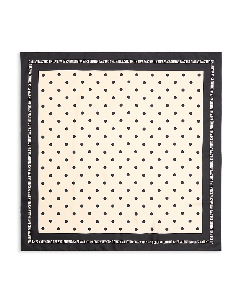 Valentino Silk Foulard In Yellow