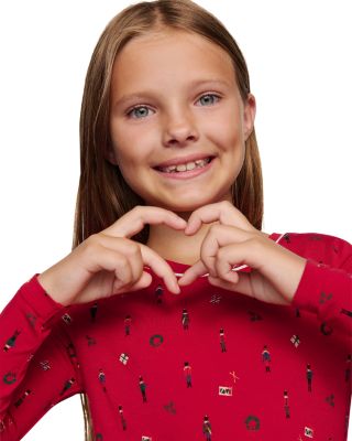 Unisex Printed Long Sleeve PJ Set - Little Kid, Big Kid