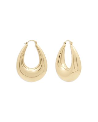 Julia Oval Hoop Earrings 
