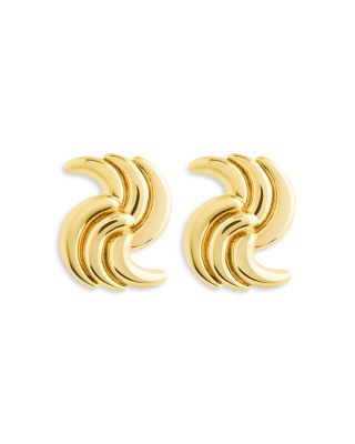 Leni Twist Stud Earrings 