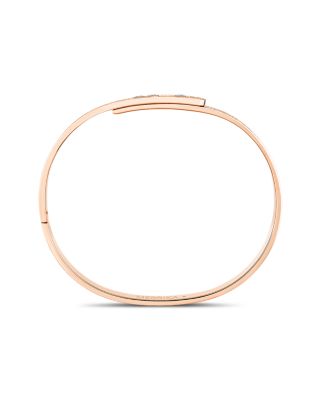 18K Gold Move Noa Diamond Cisel&eacute; Textured Bangle Bracelet