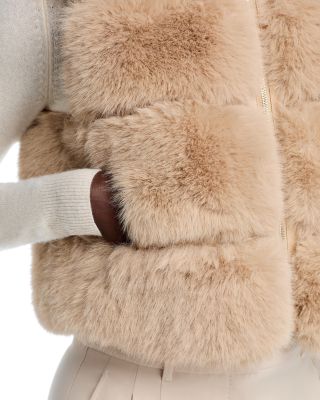 The Landau Faux Fur Vest
