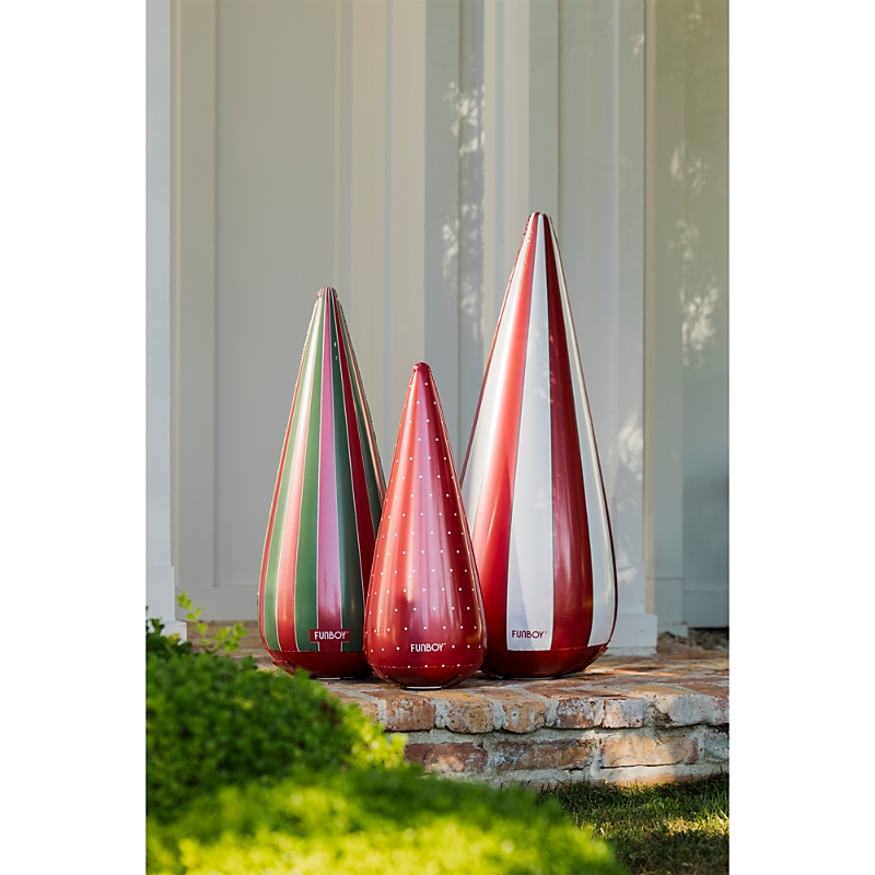 Funboy Light Up Inflatable Holiday Tree Cones, Set Of 3