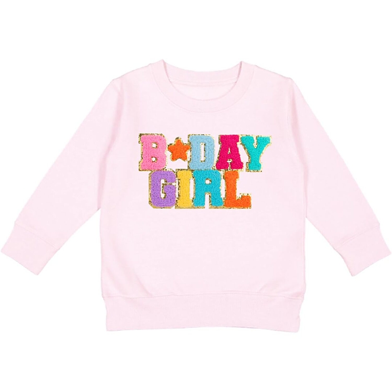 Sweet Wink Girls' Coquette Ghost Halloween Sweatshirt -baby, Little Kid In Pink