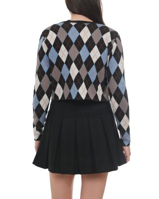 Classic Jacquard Cardigan Sweater 