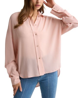 Silk High/Low Blouse