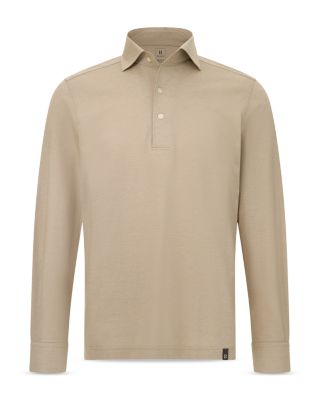 Japanese Jersey Long Sleeve Polo Shirt