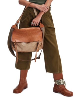 Benton Medium Leather Messenger Bag