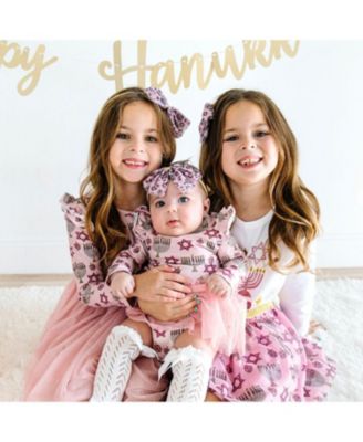 Girls' Hanukkah Tulle Bow Headband - Baby