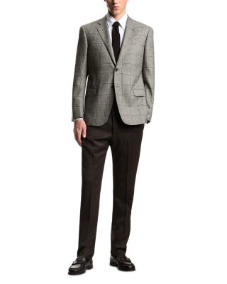 G Line Single Breasted Plaid Sport Jacket