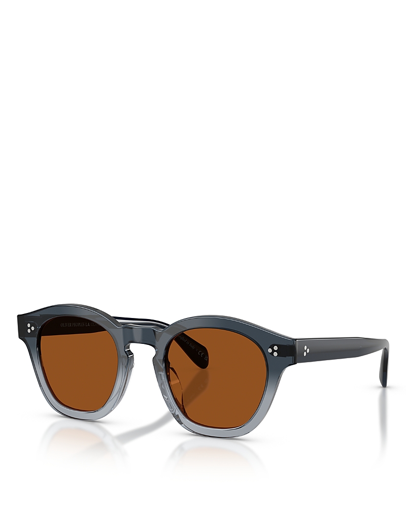 Oliver Peoples Boudreau L. A Square Sunglasses, 48mm In Brown