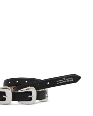 Multiple Buckle Belt