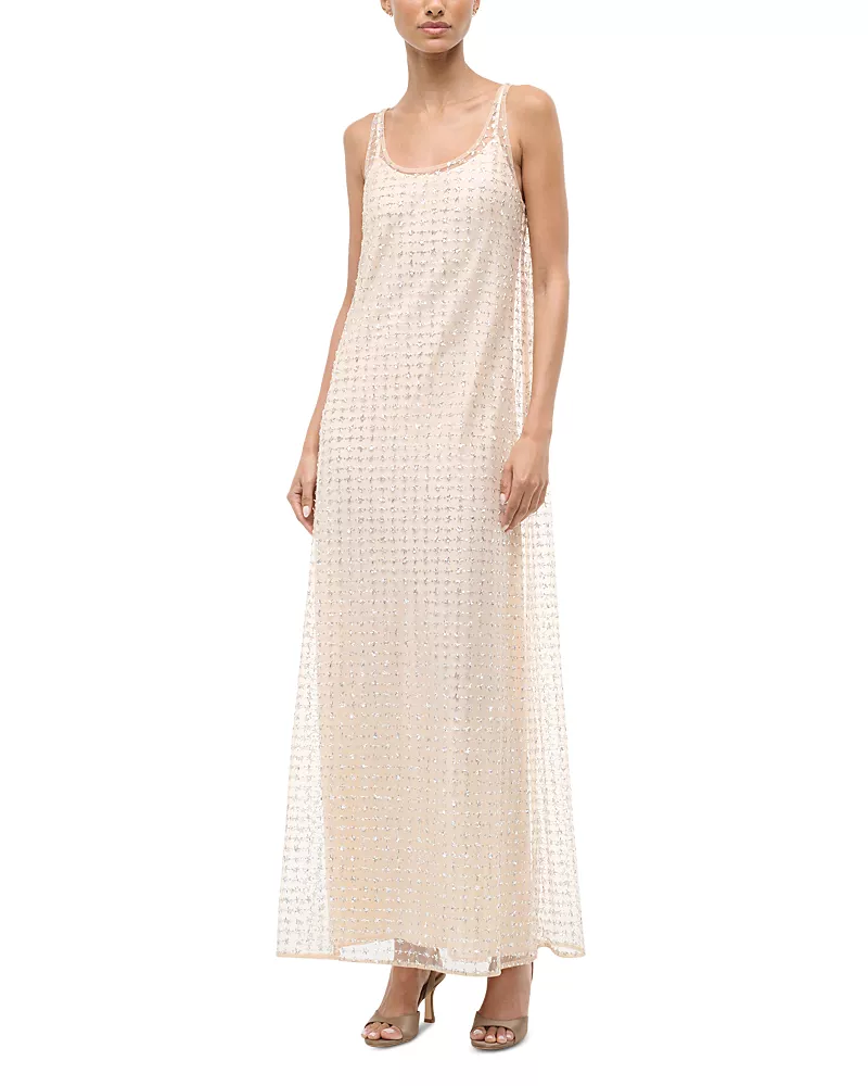 Staud Aurielle Embellished Dress