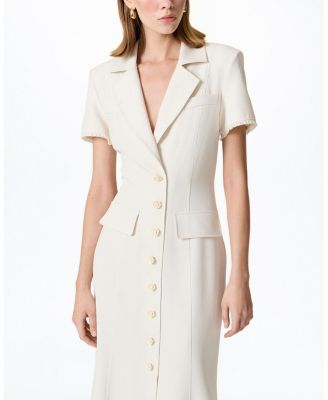 Floral Button Detailed Maxi Dress