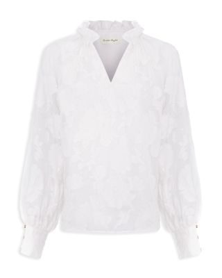 Amal Floral Textured Blouse