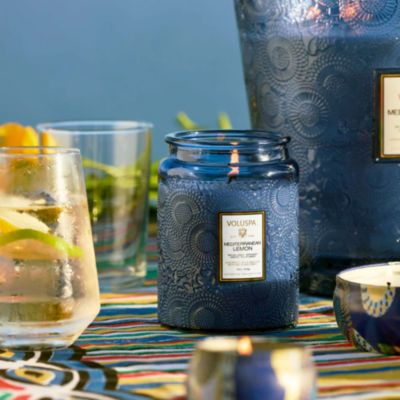 Mediterranean Lemon Large Jar Candle, 18 oz.