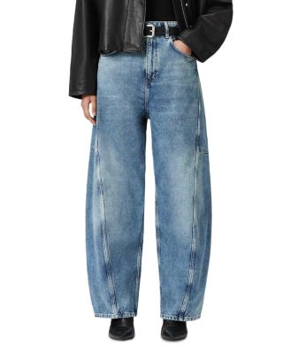 Carter Mid Rise Barrel Jeans in Indigo